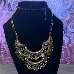 Chic Gold-Tone Layered Necklace